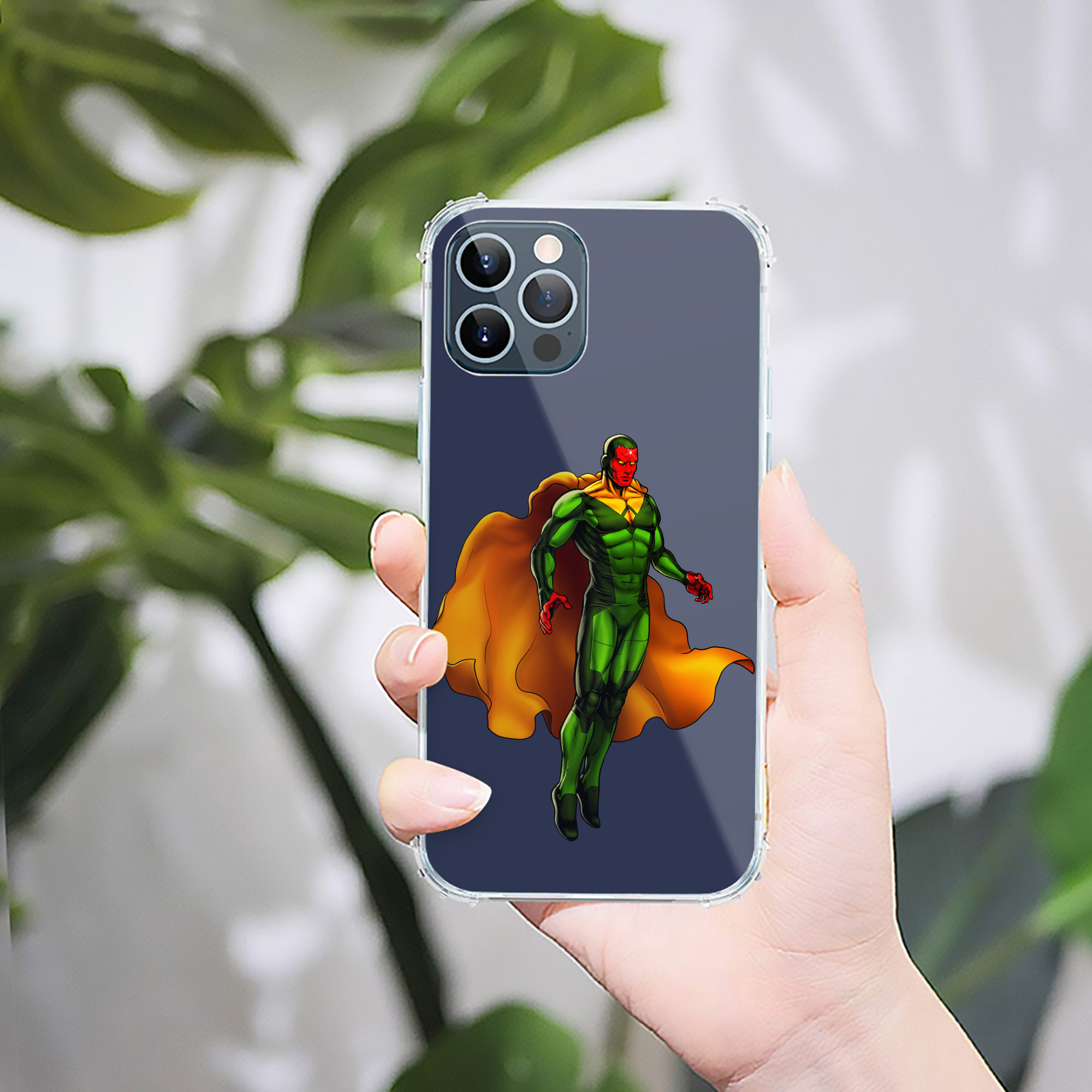 （画像用） アベンジャーズ The Avengers 【iPhone 12シリーズ対応】透明スマホケース（クリアソフトケース）